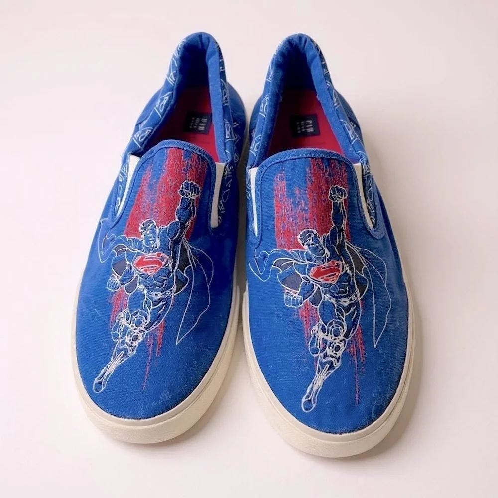 Gap Boys DC Comics Superman Loafers‎ Size 5